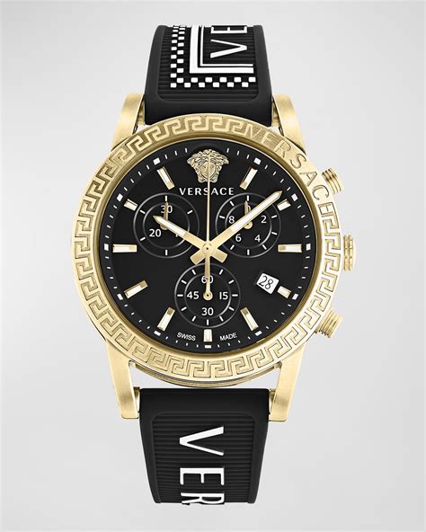 versace women's watch gold|Versace chrono watch.